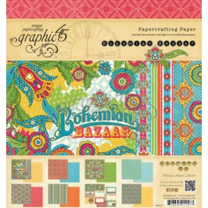 Bohemian Bazaar 8x8 Paper Pad